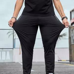 남자 왕스판 여름 슬랙스팬츠 슬림 쿨팬츠 밴딩팬츠 (HSJ-WE012EF)