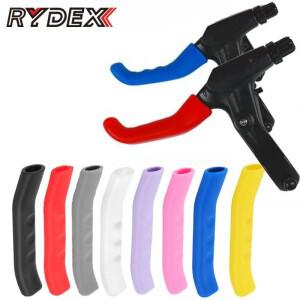 RYDEX 실리콘 브레이크 레버 그립 보라색 빨간색 파란색 녹색 핑크 도로 스쿠터 Mtb Bmx 자전거 커버 액세