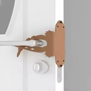 방문 닫힘 소리방지 실리콘 커버 문쾅 방지 충격보호 고리형 도어락 쿠션