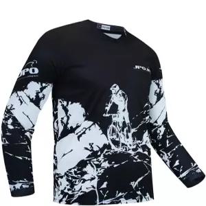 남성용 산악 자전거 저지 오토바이 모토크로스 BMX Mx ATV 도로 주행용 롱 슬리브 더트 셔츠