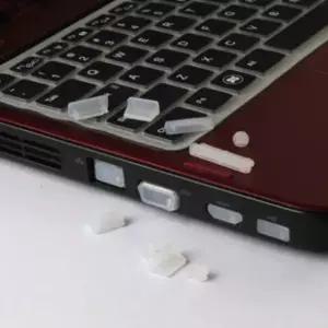 노트북 UBS 보호 캡 세트 16P PC 포트 먼지 마개 실리콘 커버 차단 먼지방지