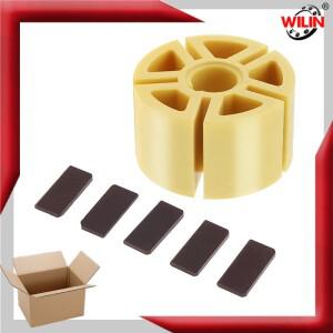 6개/세트 에어 그라인더 로터 블레이드 5인치 플라스틱 공압 샌딩 머신 다이 도구 액세서리 고품질