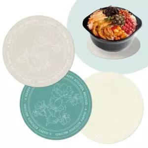 실리콘패드 감성 키친 원형 인덕션 보호매트 냄비받침 식탁패드 2p