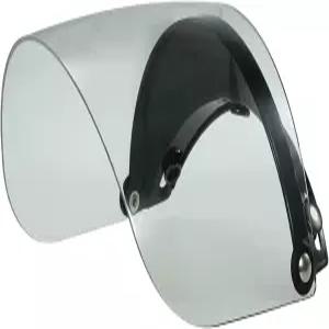 랜루 플립 업 바이저 쉴드 렌즈 유니버설 3 스냅 오픈 페이스 모터사이클 헬멧용