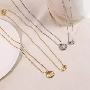 (2개 1세트) 코인 링 목걸이