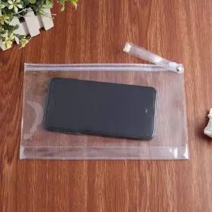 베이직 지퍼 투명파우치 10ppvc 슬라이드 방수파우치