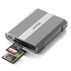 CFExpress B형 SD4.0 UHS-II 듀얼 슬롯 메모리카드 리더 10Gbps USB 3.2 Gen 2 /SDHC / SDXC SDUC용 CF Express 플러그 앤 플레이 Windows Mac /Linux Android와 호환 가능