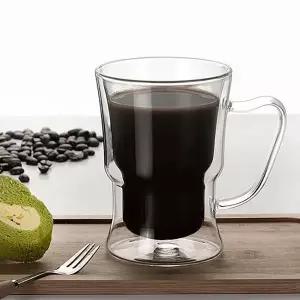 이중 유리컵 내열유리 손잡이잔 유리잔 WFLOUK7