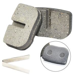 1쌍 자전거 디스크 브레이크 패드 레진 세미 포켓 바이크 ATV 산악 사이클링 액세서리