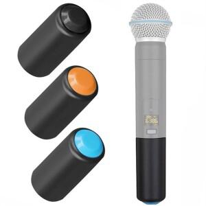 마이크 캡 컵 커버 나사, 내구성 하이 퀄리티 배터리 SM58/BETA58 용 테일 슬리브, 75x35mm