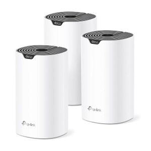 TP-Link Deco S4 메시 AC1900 WiFi 시스템 - 최대 5 500평방피트 커버리지 라우터 익스텐더 교체 기가비트 포트 Alexa S4(3팩)와 호환 가능