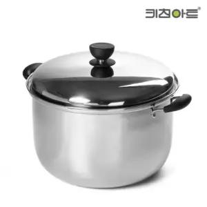 스텐 곰솥냄비 3중바닥 냄비 대형들통 큰냄비 34cm