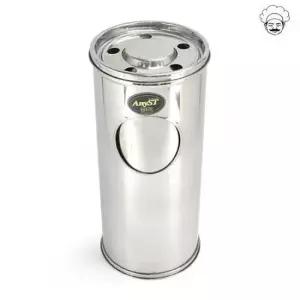 스텐휴지통 재떨이 겸용 야외용 스텐휴지통(특대) 49L