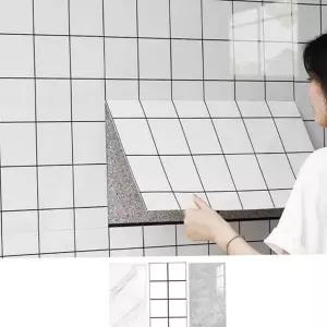 벽 타일 시트지 주방용 모자이크 인테리어 접착식 타일 시트지 아트월 방수 자기 벽지 벽용
