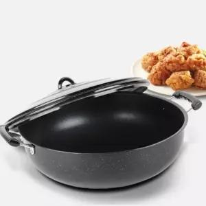 ( )코팅팬 냄비 튀김팬 대형 베이직 55 업소용 궁중팬