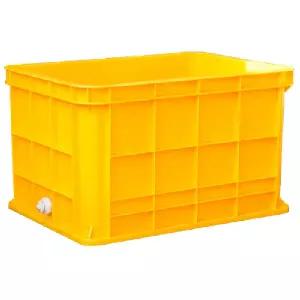 ( )CP 점보상자 400P 배출구 포함 1개 박스 운반 대형 플라스틱 바퀴미장착 원료 배추 액체용기