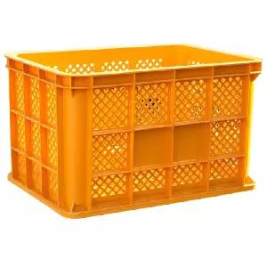 ( )CP 점보상자 400G 1개 액체불가능 박스 운반 대형 플라스틱 배추 바퀴미장착 바구니 보관