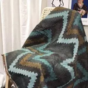 소파덮개 캠핑용 담요 감성 무릎 식탁 러그 이불 130X180