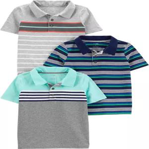 카터스 보이즈 3팩 반팔 폴로의 심플 조이