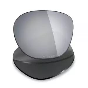 Mryok + 오클리 래치 OO9265용 편광 교체 렌즈 - 실버 티타늄_178406