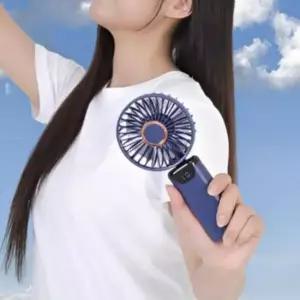 5단 터보 LED 핸디 손선풍기