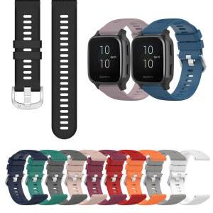 Garmin Venu Sq 2 /venu2 plus Vivoactive 3 5 용 실리콘 스트랩, 음악 요소, 간단한 패턴, 캔디 색상, 스마트 워치 손목 밴드