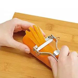 5.0mm 당근 스테인리스 고급형 채칼 올 핸디형 당근 채썰기