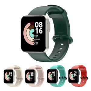 샤오미 미 워치 라이트 스트랩 교체용 실리콘 밴드, 스마트 스포츠 팔찌, 레드미 워치용 손목 밴드