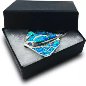 디스플레이가이 - 25팩 10 면 충전 골판지 종이 보석 상자 선물 케이스 매트 블랙(1.9 x 1.3 0.7 ) 배송