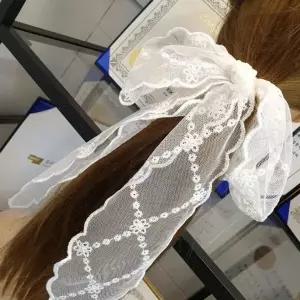 [하프클럽/]레이스 멀티 리본끈 헤어넥스카프 가방끈