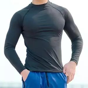 스포츠티셔츠 남성 스포츠웨어 긴팔 상의 수영 래쉬가드 비치 휴가