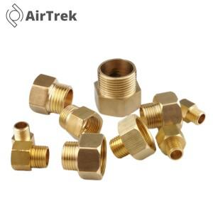 남성-여성 나사형 황동 파이프 커플러 - 헤비듀티 커넥터 어댑터 1/8인치, 사이즈