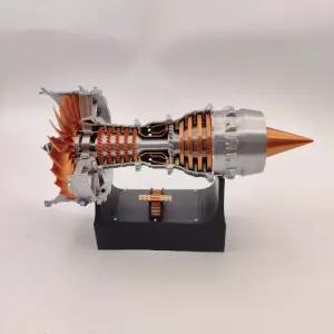 조립식 비행기 엔진 모형 항공기 다이캐스트 장식 소품 디테일 수집 전시 인테리어