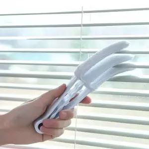 에어컨 창문 틈새 먼지 제거용 슬림 청소 브러시