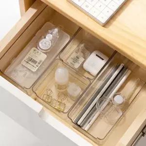 서랍용 칸막이 정리함 세트 투명 소품 보관 박스 5종세트