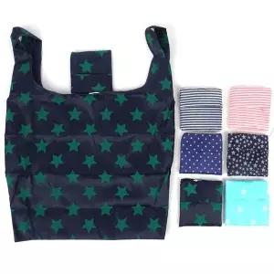 쇼핑백 접이식 포켓 디자인 시장바구니 다용도쇼핑백