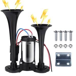 ANIMGRTH 업그레이드된 12V 600DB 에어 혼 라우드 듀얼 트럼펫, 슈퍼 트럭