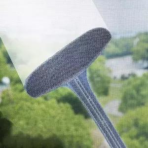 미세먼지 제거용 창문 유리 청소 브러시 베란다 방충망 솔