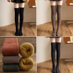 긴양말 여성 가을 겨울 기모 니삭스 스타킹 양말 발토시
