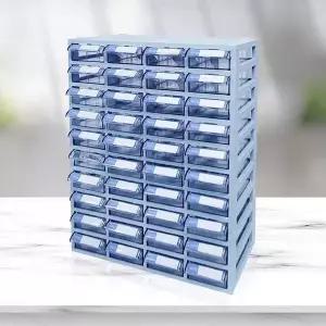 소형 수납함 4x10/투명 정리함 다용도 멀티박스 소품 플라스틱서랍