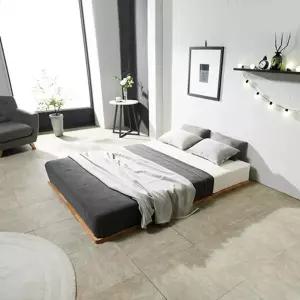 10년쓰는 낮은 평상형 깔판형 참죽 통원목 슈퍼싱글 침대(SS) 가구 이쁜 틀