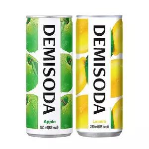 [셀러허브]동아 데미소다 250ml 애플 20can+ 레몬 10can (총30캔) (S18836522)