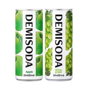 [셀러허브]동아 데미소다 250ml 애플 20캔+ 청포도 10캔 (총30캔) (S18836691)