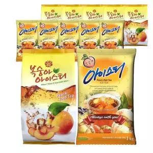 [셀러허브]유니온 로빈스 복숭아 아이스티 800g 대호 복숭아 1kg 6봉씩 (S23743321)