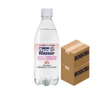 [셀러허브]라인바싸 피치 크랜베리 500ml X 40페트 탄산음료 에이드 (S32540729)