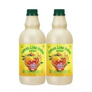 [셀러허브]대상 복음자리 제로 레몬 라임 아이스티 1.47L X 2개 액상 베이스 (S33254826)