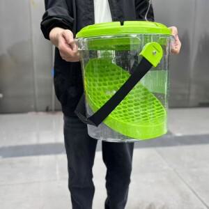 NVIXS 버킷 인서트 먼지 가드 그릿 캐쳐 세차 장갑 천 및 스폰지 잔해물 제거 도구