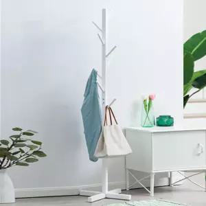 소나무 원목 심플한 나무모양 스탠드 행거(2컬러) 깔끔한 드레스 빈티지 봉