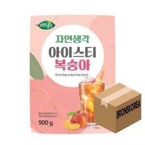 [셀러허브]희창 아이스티 복숭아 900g X 12개 자연생각 자판기용 에이드 홍차 (S41289302)
