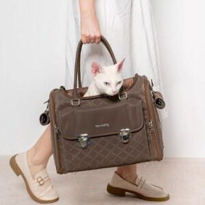 고양이와 강아지를 위한 항공 여행용 배낭, 통풍이 잘 되는 스타일리시한 고양이 배낭 케이지 스페이스 캡슐